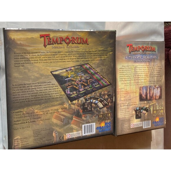 Brand New Temporum Board Game & Alternate realities Expansion Kit Free Shipping - Picture 6 of 9